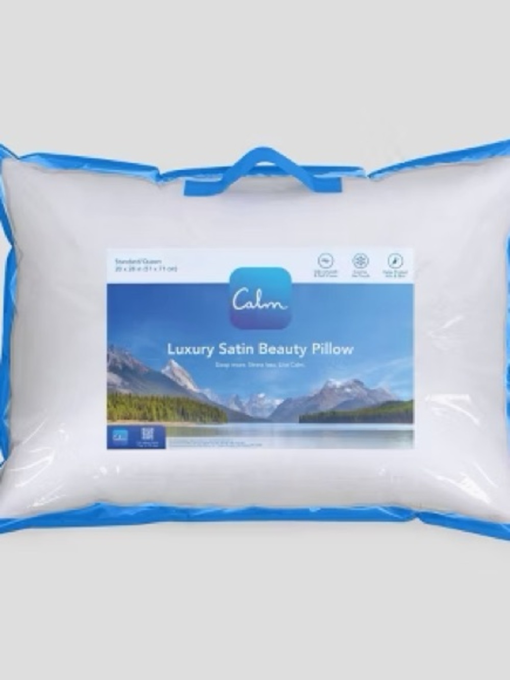 New Calm Luxury Satin Beauty Pillow & Pillowcase Standard/Queen Luxury Pillow